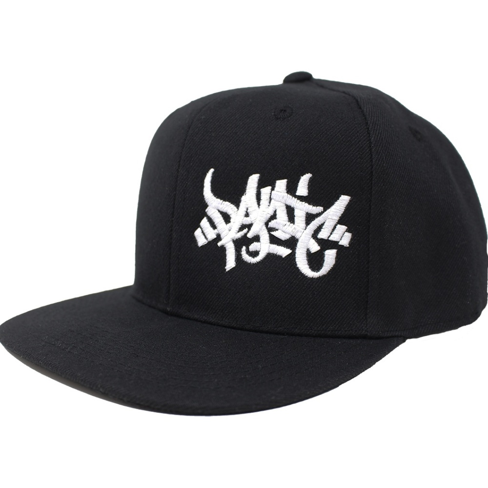 Panic 39 Black Tag Logo Snapback Hat @panic39